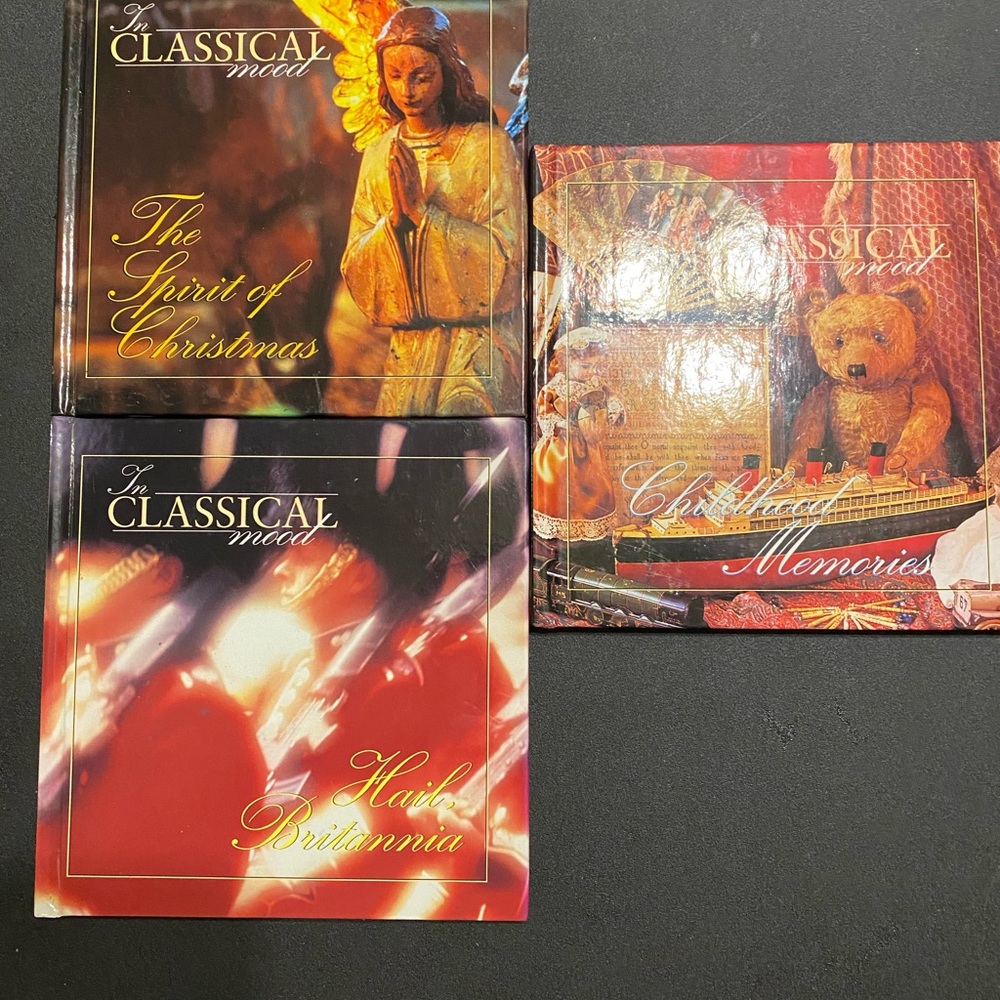 Red and Gold Portable CD Player for Classical Music Lovers